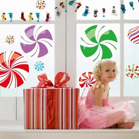 img 3 attached to Vibrant Peppermint Cutouts: Festive Candy Christmas Wall Décor - 19PCS Holiday Cut-Outs