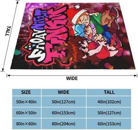 img 1 attached to 🎄 Msdosbt Christmas Limited Boyfriend Blanket Flannel Super Soft 3D Printing Household Decoration Bed - 50"X40" for Bedroom or Living Room