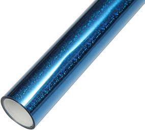 img 3 attached to 🔵 12-inch x 6.5 FT HTV Vinyl Rolls - Laser Background Series - Perfect for Craft Projects, Decor Stickers, and Car Decals – Laser Dark Blue Vinyl Paper