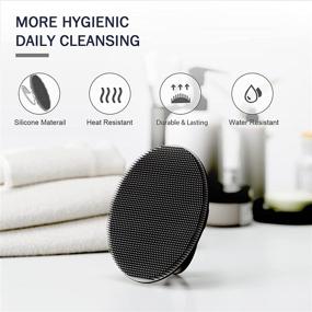 img 1 attached to 🧼 BEAUTAIL Silicone Body Scrubber: Gentle Exfoliating Bath Brush for Women Men Baby Sensitive Skin - Easy to Clean, Hygienic, and Lathers Nicely!