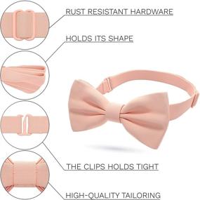 img 3 attached to Timeless Pre Tied Bow Ties: Must-Have House Accessories for Boys' Style