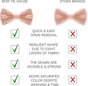 img 2 attached to Timeless Pre Tied Bow Ties: Must-Have House Accessories for Boys' Style