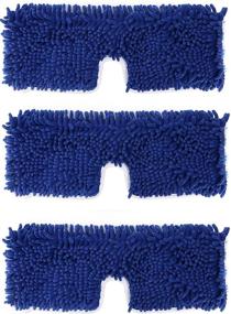 img 4 attached to 🧽 3-Pack Mop Refills for O-Ceda Dual-Action Microfiber Mop - Replacement Heads for Wet/Dry Use - Machine Washable, Double-Sided Cleaning for All Surfaces