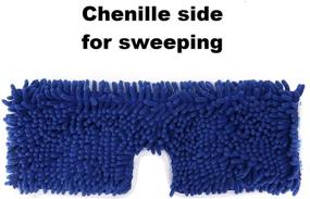 img 3 attached to 🧽 3-Pack Mop Refills for O-Ceda Dual-Action Microfiber Mop - Replacement Heads for Wet/Dry Use - Machine Washable, Double-Sided Cleaning for All Surfaces