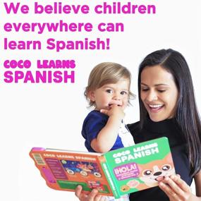 img 3 attached to 📚 Новое! Коко учит испанский: музыкальные испанские книжки для детей; книги на испанском для детей; двуязычные детские книги и игрушки для малышей; игрушки для мальчиков, девочек и младенцев от 2 месяцев до 8 лет; том 1