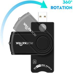 img 1 attached to 🔧 Versatile USB Smart Card Reader: CAC/DOD Military USB, SDHC/SDXC/SD & Micro SD Memory Card Reader for SIM and MMC RS & 4.0, Windows/Linux/MacOS X Compatible