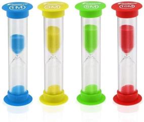 img 3 attached to ⌛ STONCEL Hourglass Sand Timer Set - 6pcs | 1min, 3mins, 5mins, 10mins, 20mins, 30mins | Kids Toothbrush Timer for Games, Classroom, Kitchen, Office | Decorative Sand Clocks