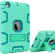 bentoben ipad mini case: shock-absorbing mint green 📱 & blue protective cover (includes kickstand) for ipad mini 2/3/retina logo