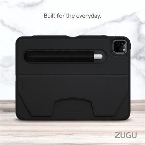 img 3 attached to 📱 ZUGU Case for iPad Pro 11 inch Gen 2/3 (2021/2020) - Slim Protective Case - Wireless Apple Pencil Charging - Magnetic Stand, Sleep/Wake Cover - Stealth Black
