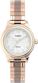 img 4 attached to ⌚ Женские часы с расширяемым браслетом, 28мм, от Timex - Классическое время