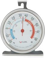 🌡️ taylor classic series large dial freezer/refrigerator thermometer - pack of 2 logo