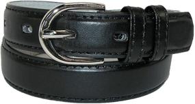 img 4 attached to 👶 Small Leather Accessories for Women's Belts - CTM Toddlers Basic