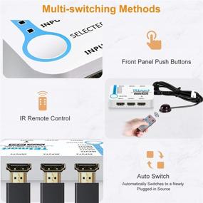 img 1 attached to TESmart Intelligent Switcher Splitter Supports Accessories & Supplies