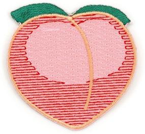 img 4 attached to Winks Days Peach Emoji Embroidered