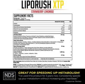 img 1 attached to 🔥 LipoRush XTP Термогенный жиросжигатель от NDS Nutrition - Повышает энергию, улучшает концентрацию и подавляет аппетит - Экстремальный порошок для похудения с L-карнитином - Вкус клубники и лимонада (45 порций)