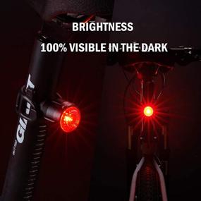 img 2 attached to 🚴 Cyclepartner Garnet-15: Universal Bike Tail Light for Handlebars, Helmet & More - Rear Flash Warning Light, USB Rechargeable, IP65 Waterproof