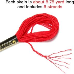 img 2 attached to 🌈 Laojbaba Rainbow Color Embroidery Floss - 100 Skeins, Cross Stitch Thread, Bracelets Floss, Crafts Floss, Stitch Threads