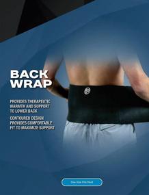 img 2 attached to Pro-Tec Athletics Back Wrap: Versatile and Adjustable Support for Most Sizes - Small, Black