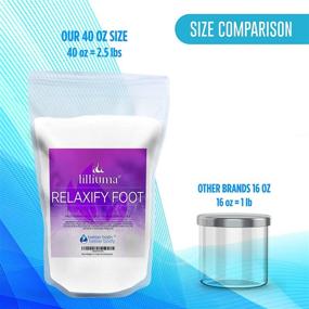 img 2 attached to 🌊 40oz Relaxify Foot Soak: Mediterranean Sea Salt with Lavender, Frankincense, Chamomile Essential Oils - High-Quality Natural Foot Soak for Relaxation