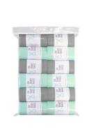 oh baby bags scented disposable plastic bags – 12 rolls, 144 bags total: seafoam and gray - ultimate hygiene solution for parents logo