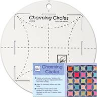 🔄 effortless circle cutting: discover the june tailor charming circles ruler logo