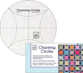 img 1 attached to 🔄 Effortless Circle Cutting: Discover the June Tailor Charming Circles Ruler