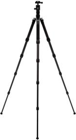 img 3 attached to MeFOTO Globetrotter S Carbon Fiber Travel Tripod/Monopod: Lightweight, Twist Locks, Dual Action Ballhead with Arca Swiss Plate - Compatible with Mirrorless/DSLR Sony Nikon Canon Fuji - Black (GTSCBLK) [Includes Case]