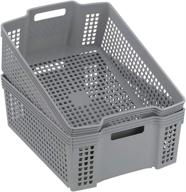 tstorage 2 pack plastic storage baskets logo