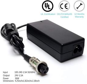 img 3 attached to Зарядное устройство для электрического скутера Inline 24V