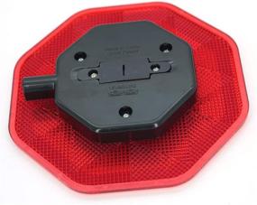 img 1 attached to PeakCar Garage Parking Assist: Adjustable Height Guide LED Stop Sign with Flashing Sensor - Red (1 Pack)