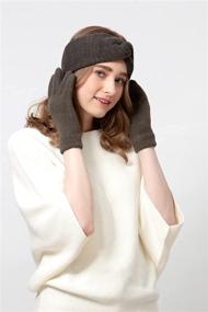 img 1 attached to Winter Toasty Fleece Gloves Headband Girls' Accessories for Cold Weather
