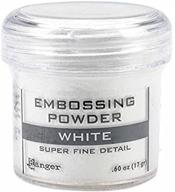 ranger embossing powder in 0.60 oz - pure white finish logo