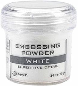 img 4 attached to Ranger Embossing Powder in 0.60 oz - Pure White Finish