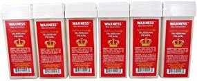 img 1 attached to WaxNecessities Waxness Shimmery Russian Pearl Soft Depilatory Wax Cartridge - 6 Pack, 3.38 oz