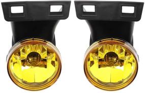 img 4 attached to 🚗 DODGE Replacement Fog Lamp Assembly: MAYASAF Amber Lens Fog Light Fit 1994-2001 RAM 1500, 1994-2002 RAM 2500, 1994-2002 RAM 3500