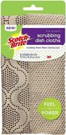 🧽 scotch-brite non-scratch brown scrubbing dish cloths – pack of 8: effective cleaning without scratches! logo