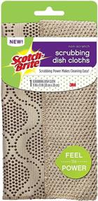 img 4 attached to 🧽 Scotch-Brite Non-Scratch Brown Scrubbing Dish Cloths – Pack of 8: Effective Cleaning without Scratches!