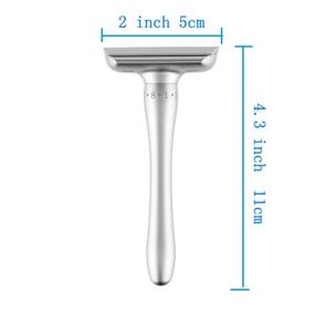 img 3 attached to Magnetic Razor: Adjustable Safety Razor for Classic Double Edge Shaving - Smooth & Precise Hair Removal - Mild 1-8 Filings - Perfect Men's Grooming Gift Package