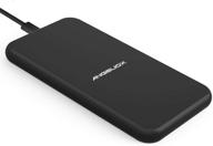 коврик для быстрой беспроводной зарядки angeliox - usb type c qi 7.5w для iphone xs max/xr/xs/x/8 plus, 10w беспроводная зарядка для samsung note 9/8/s9 plus/s8 plus/s7, 5w для lg g7 thinq. логотип