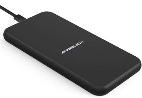 img 4 attached to Коврик для быстрой беспроводной зарядки ANGELIOX - USB Type C Qi 7.5W для iPhone Xs Max/XR/XS/X/8 Plus, 10W беспроводная зарядка для Samsung Note 9/8/S9 Plus/S8 Plus/S7, 5W для LG G7 ThinQ.