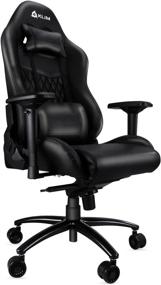 img 4 attached to KLIM Esports Gaming Chair - Executive Ergonomic Racing Computer Chair with Back & Head Support, Adjustable Armrest, Desk & Office Recliner - New Edition, Silla Gamer - Black Cushion
