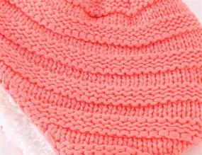 img 2 attached to 🧸 Kids Winter Hat with Sherpa Lining and Earflap - Home Prefer Toddler Girls Boys Knit Hat