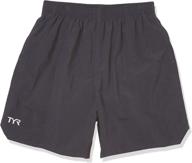 tyr classic shorts titanium medium logo