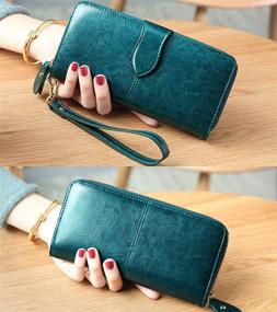 img 2 attached to Womens Leather Wallet Fashion Mobile Women's Handbags & Wallets