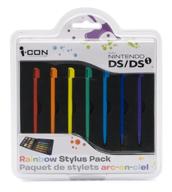 🌈 enhance your gaming experience with the vibrant rainbow stylus pack for ds/dsi logo