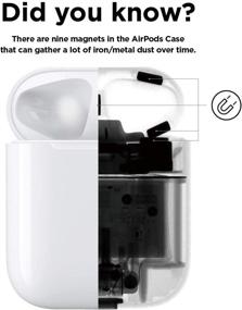 img 3 attached to Улучшенная защита от пыли для AirPods Elago (розовое золото).