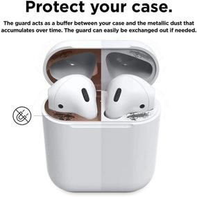 img 2 attached to Улучшенная защита от пыли для AirPods Elago (розовое золото).