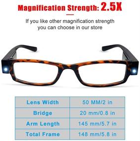 img 1 attached to Reading Glasses Magnifying Lightweight Eyeglasses Vision Care