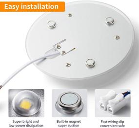 img 2 attached to 💡 Siomen 6 Inch LED Light Engine Retrofit Kit for Ceiling Fan with 20W Power and 2100LM Brightness