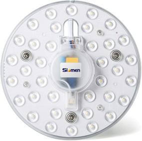 img 4 attached to 💡 Siomen 6 Inch LED Light Engine Retrofit Kit for Ceiling Fan with 20W Power and 2100LM Brightness